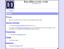 Tablet Screenshot of daledellutri.com